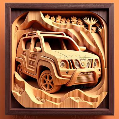 3D модель Nissan Terrano (STL)